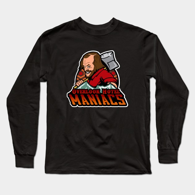 Hotel Maniacs Long Sleeve T-Shirt by ArfsurdArt